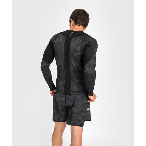 Компресійний рашгард Venum Electron 3.0 Rashguard Long Sleeves Black