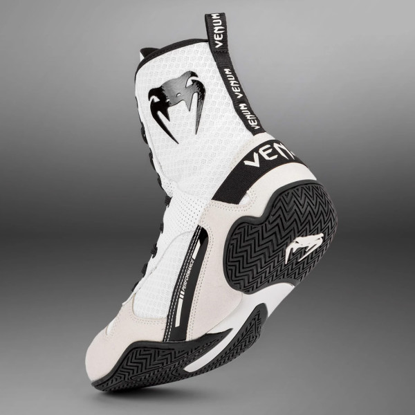 Боксерки Venum Elite Boxing Shoes White Black