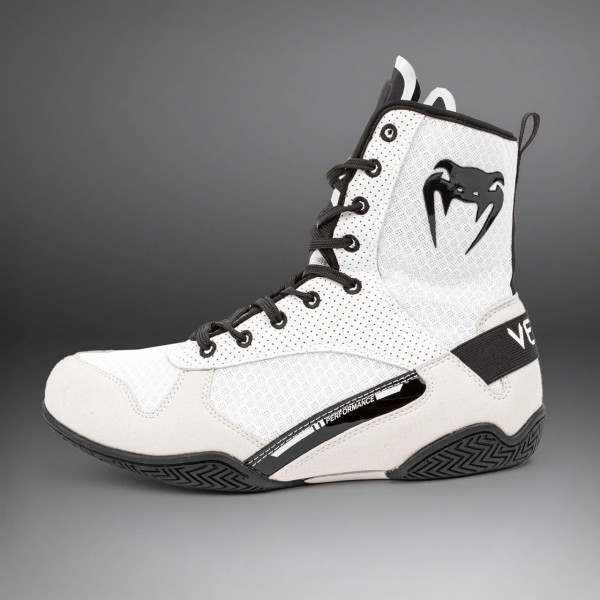 Боксерки Venum Elite Boxing Shoes White Black
