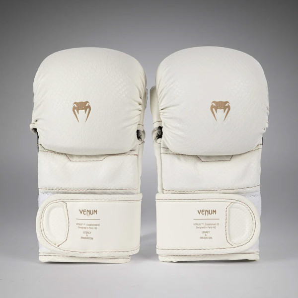 Рукавиці для ММА Venum Impact Evo Scales MMA Sparring Gloves Ivory