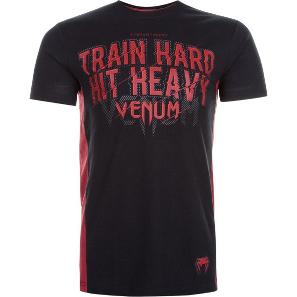 Футболка Venum Train Hard Hit Heavy T-Shirt Black
