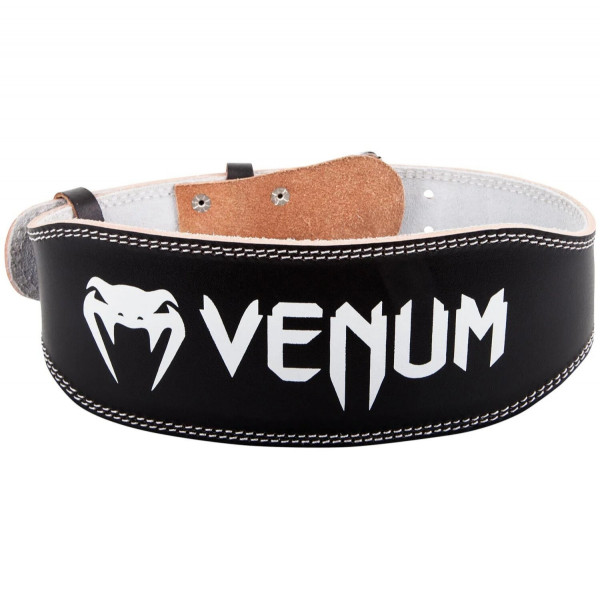 Атлетичний пояс Venum Hyperlift Leather Weightifting Belt Black