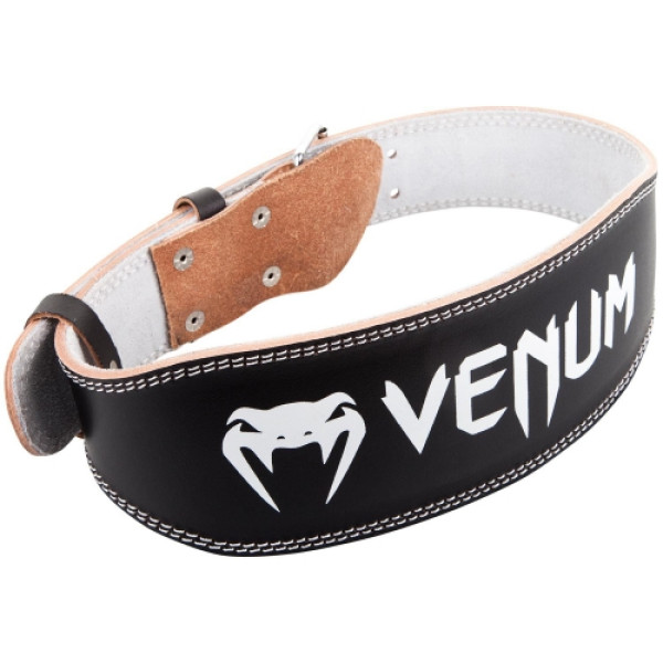 Атлетичний пояс Venum Hyperlift Leather Weightifting Belt Black