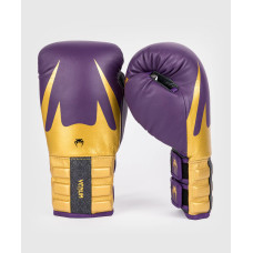 Боксерські рукавиці Venum Reverso Boxing Gloves - Dark Purple/Gold