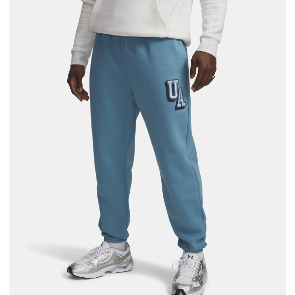 Спортивні штани Under Armour Icon Fleece Graphic Blue Smoke Black