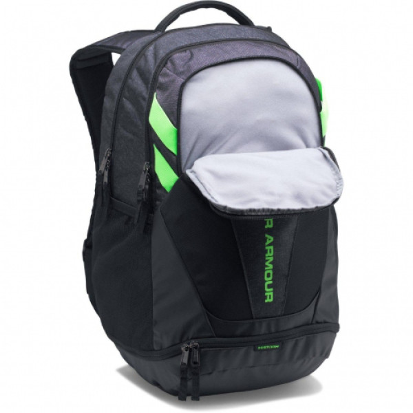 Спортивний рюкзак Under Armour Hustle 3.0 Backpack Black Lime