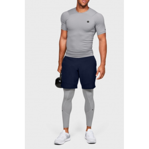 Компресійна футболка Under Armour HeatGear Rush Compression Short Sleeve Grey