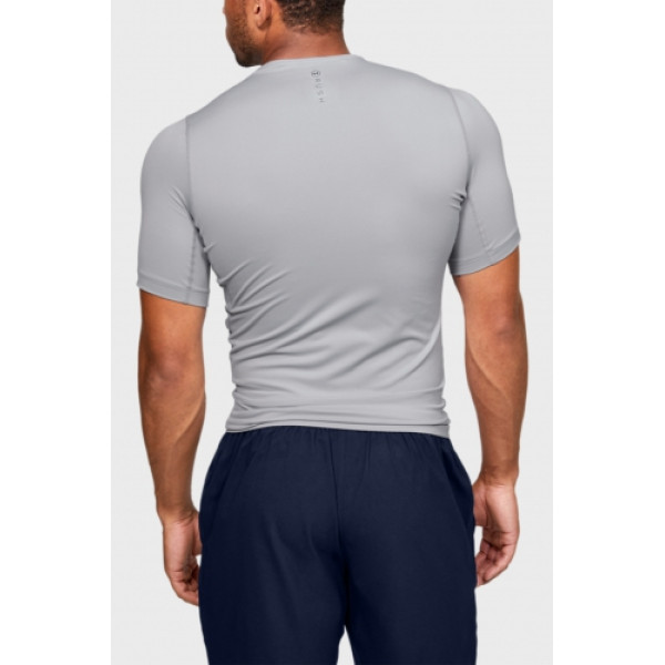 Компресійна футболка Under Armour HeatGear Rush Compression Short Sleeve Grey