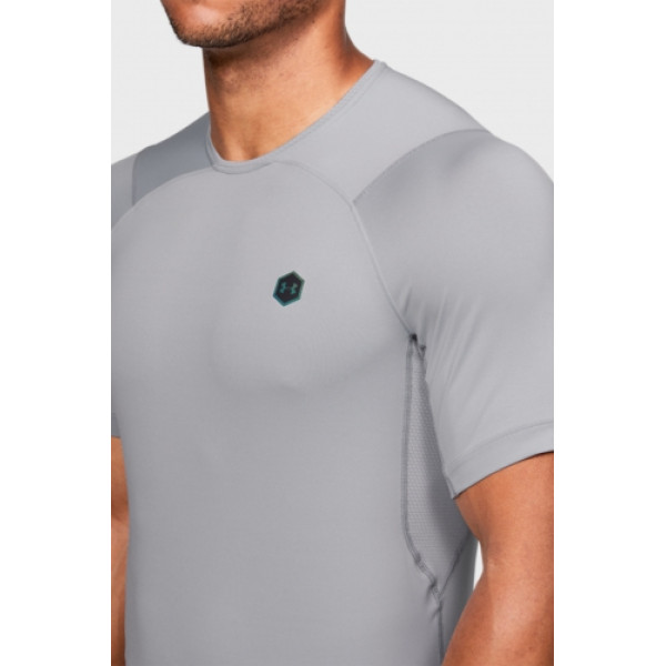 Компресійна футболка Under Armour HeatGear Rush Compression Short Sleeve Grey