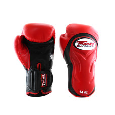 Боксерські рукавиці Twins Velcro Extra Design BGVL6 Black Red