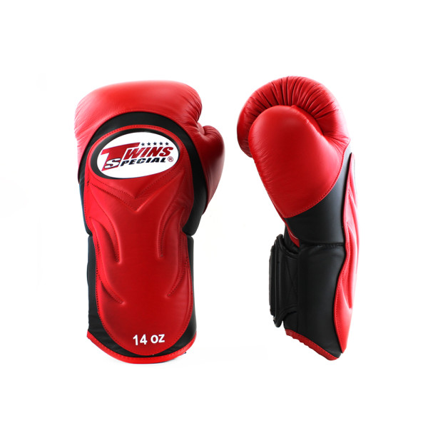 Боксерські рукавиці Twins Velcro Extra Design BGVL6 Black Red