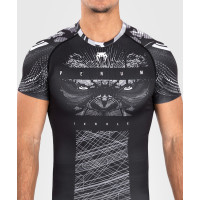 Рашгард Venum Gorilla Jungle Rashguard Short Sleeves Black White