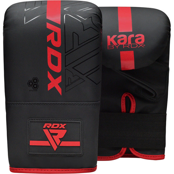 Снарядні рукавиці RDX F6 Kara Black Red