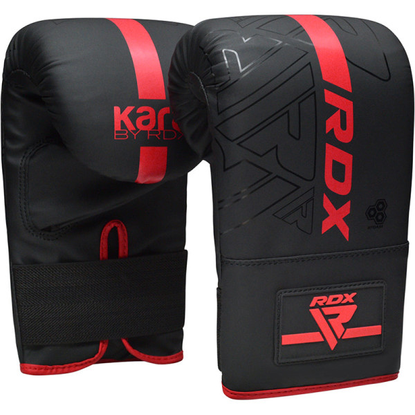Снарядні рукавиці RDX F6 Kara Black Red