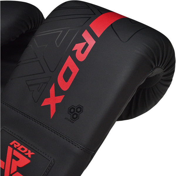 Снарядні рукавиці RDX F6 Kara Black Red