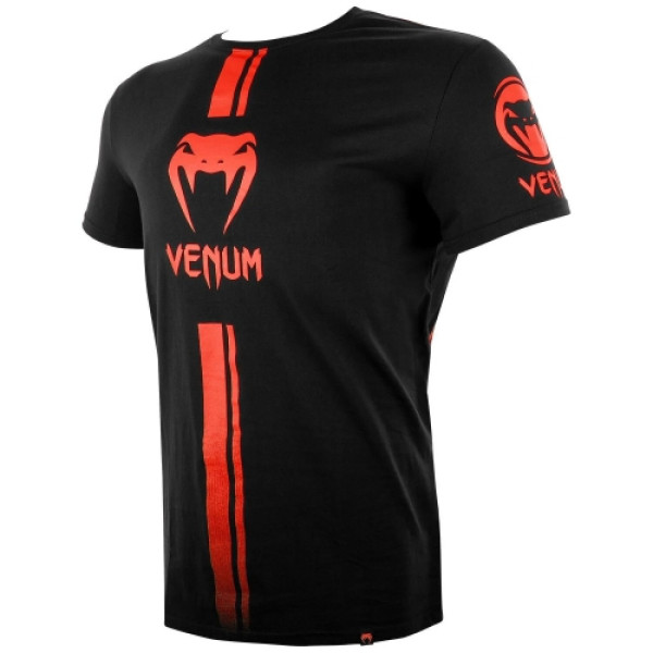 Футболка Venum Logos T shirt Black Red