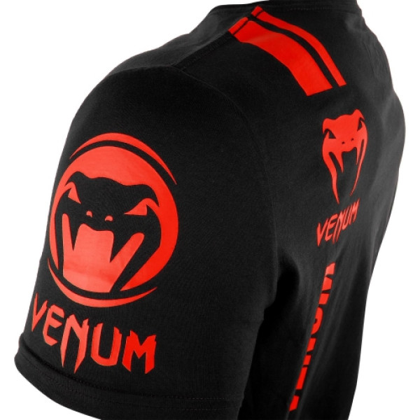 Футболка Venum Logos T shirt Black Red