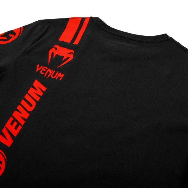 Футболка Venum Logos T shirt Black Red