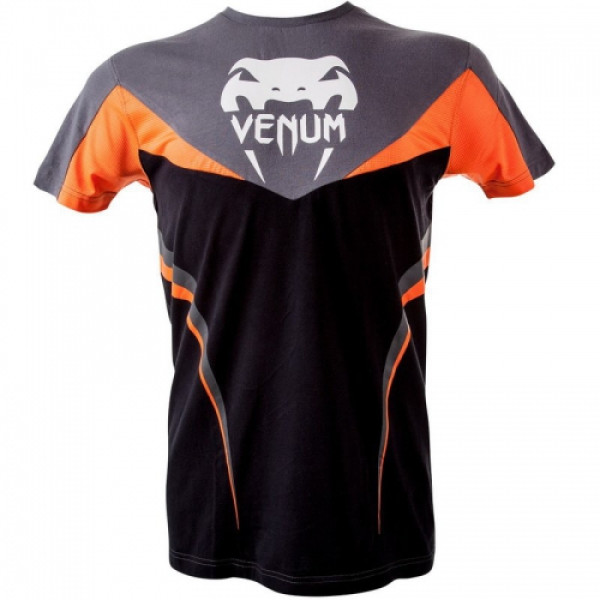 Футболка Venum Shockwave 3 T-Shirt Black Orange