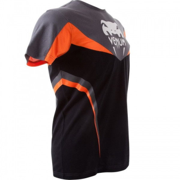 Футболка Venum Shockwave 3 T-Shirt Black Orange