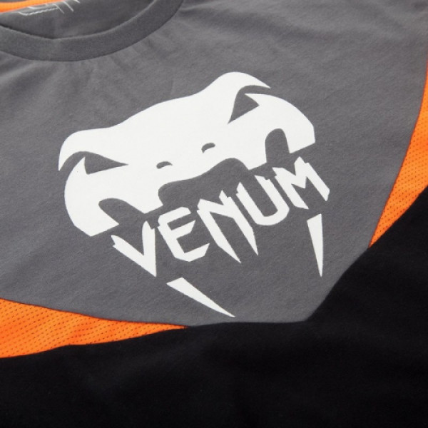 Футболка Venum Shockwave 3 T-Shirt Black Orange