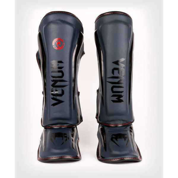 Захист гомілки Venum Elite Standup Shinguards Navy Blue Black-Red