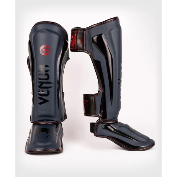 Захист гомілки Venum Elite Standup Shinguards Navy Blue Black-Red