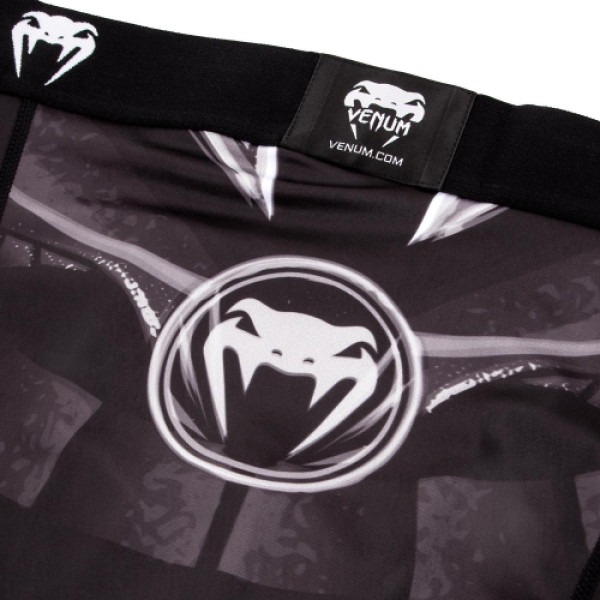 Компресійні шорти Venum Gladiator 3.0 Vale Tudo Shorts Black White