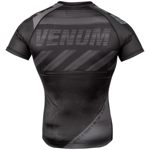 Компресійна футболка Venum AMRAP Comression T-shirt Short Sleeves Black Grey