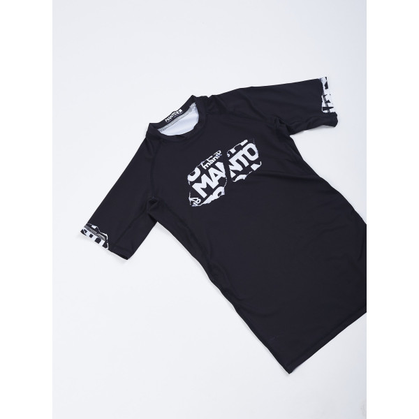 Рашгард MANTO Torn Shortsleeve Black