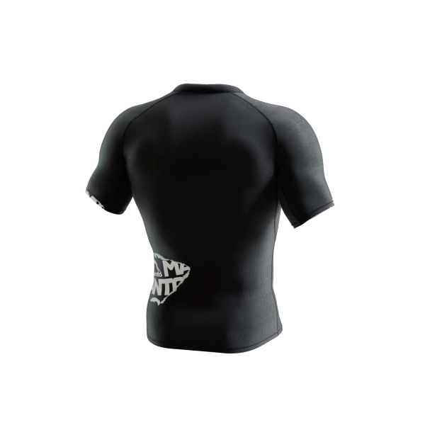 Рашгард MANTO Torn Shortsleeve Black