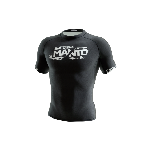 Рашгард MANTO Torn Shortsleeve Black