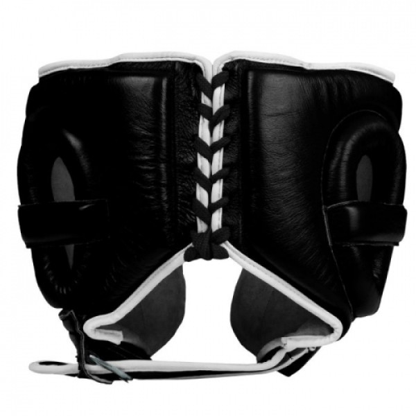 Шлем Title Boxing Leather Sparring Headgear Black