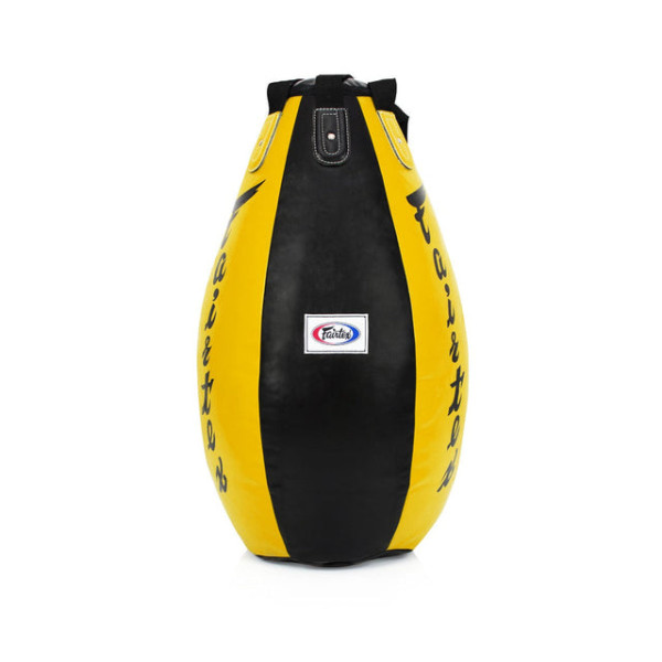 Груша-крапля Fairtex HB15 Super Tear Drop Heavy Bag Unfilled Black Yellow