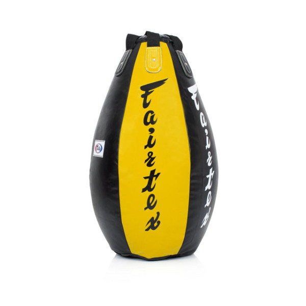 Груша-крапля Fairtex HB15 Super Tear Drop Heavy Bag Unfilled Black Yellow