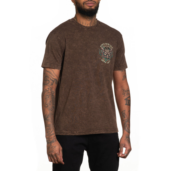 Футболка Affliction Nightwatch Java Lava Wash