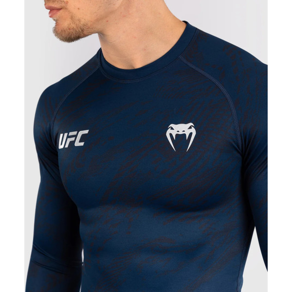 Рашгард UFC Venum FIGHT WEEK 4.0 Men's Long Sleeve Rashguards Blue