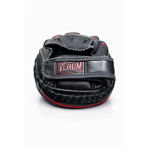 Лапи Venum Elite Big Thick Coaching Mitts Leather Mini (Pair) Black Red