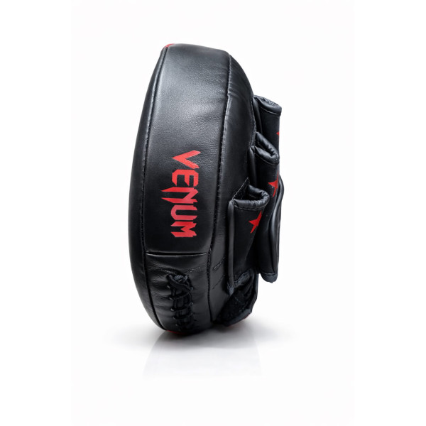 Лапи Venum Elite Big Thick Coaching Mitts Leather Mini (Pair) Black Red