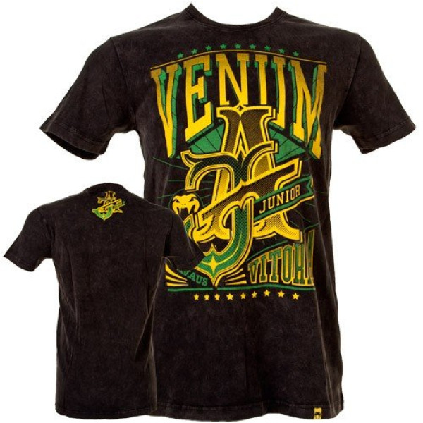Футболка Venum Jose Aldo Vitoria T-shirt - Black-Green