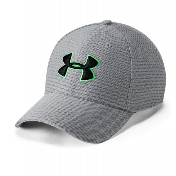 Бейсболка Under Armour Heathered Printed Blitzing 3.0 Cap Steel