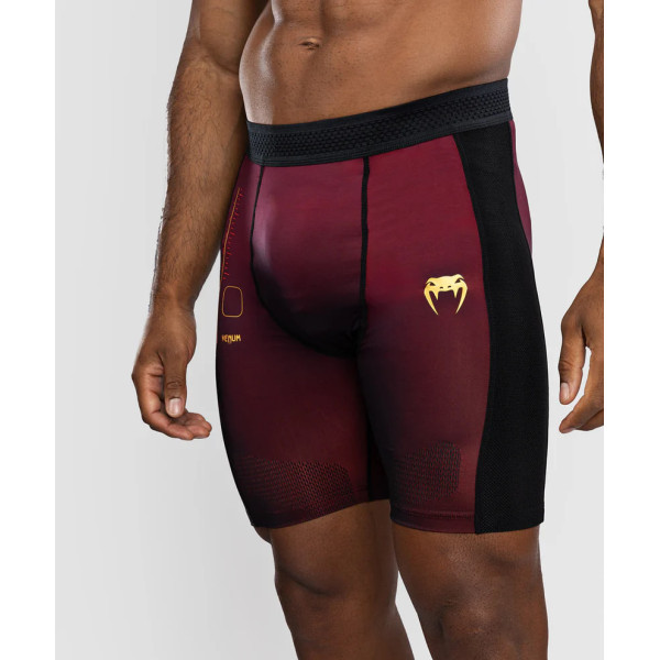 Компресійні шорти Venum Tactical XT Vale Tudo - Black/Burgundy/Gold