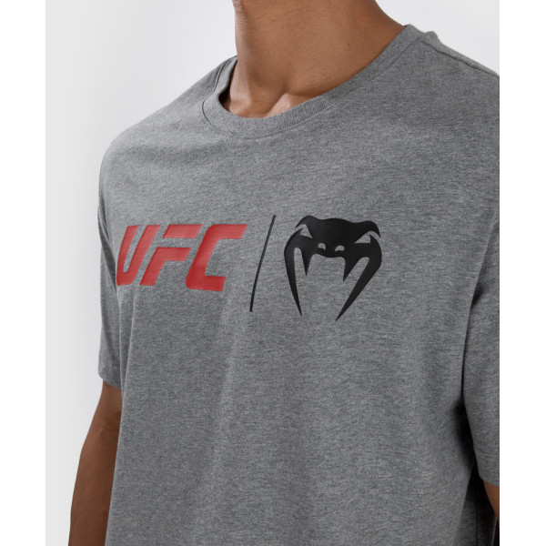 Футболка UFC Venum Classic T-Shirt Grey Red