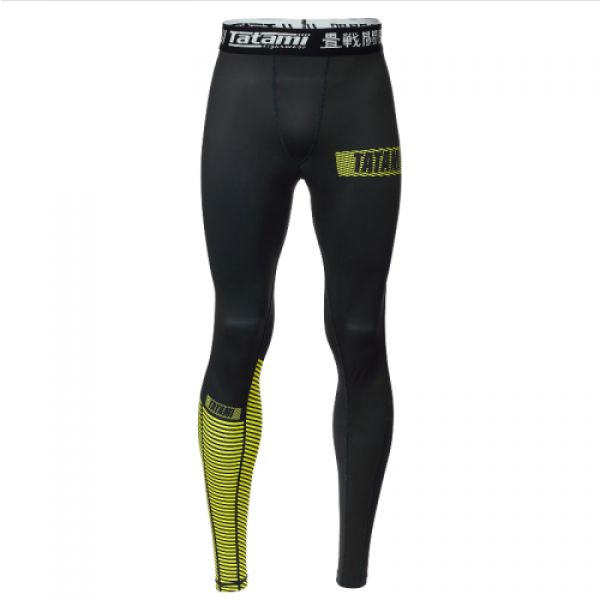 Компресійні штани Tatami Essential 3.0 Spats Black Yellow
