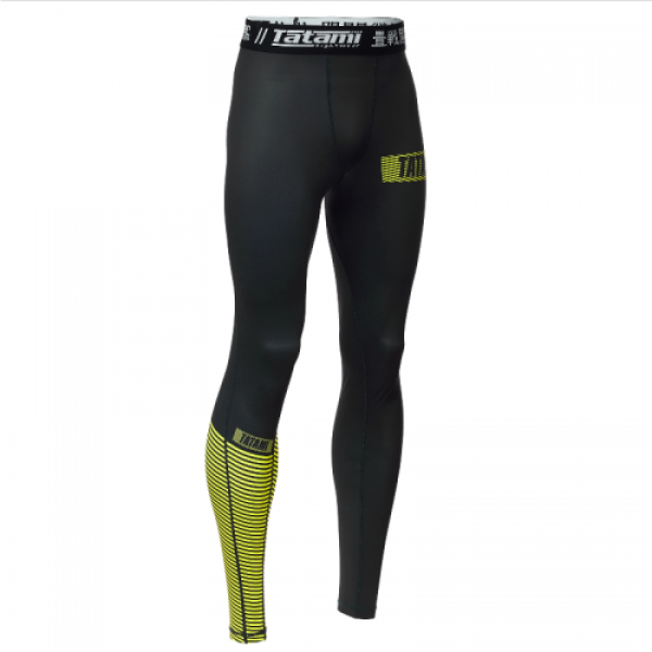 Компресійні штани Tatami Essential 3.0 Spats Black Yellow