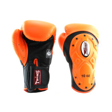 Боксерські рукавиці Twins Velcro Extra Design BGVL6-MK Black Orange