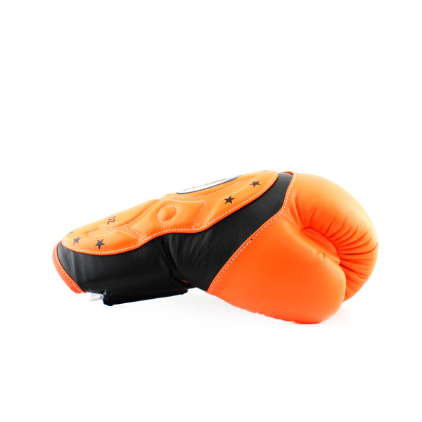 Боксерські рукавиці Twins Velcro Extra Design BGVL6-MK Black Orange