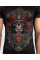 Рашгард Venum Santa Muerte 5.0 Men’s Short Sleeve Rashguard Deep Black Gold