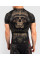 Рашгард Venum Santa Muerte 5.0 Men’s Short Sleeve Rashguard Deep Black Gold