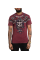 Футболка Affliction Poisonous Shadow Burgandy Lava Wash